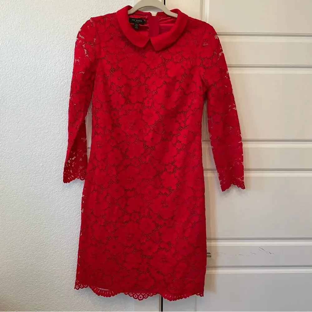 Ted Baker Ameera Lace Dress - Picture 4 of 8